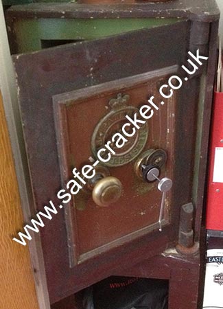 Old safe picked open