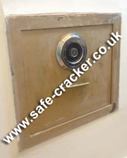 S and G Locked Wall Safe